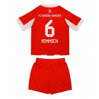 Bayern Munich Joshua Kimmich #6 Domáci Detský futbalový dres 2025-26 Krátky Rukáv (+ trenírky)